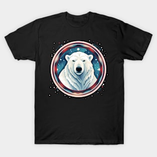 Polar Bear in Ornament, Love Bears T-Shirt